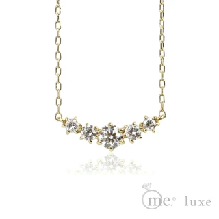 【me.luxe】k10黃k8分鑽石項鍊(日本輕珠寶網路銷售NO.1)