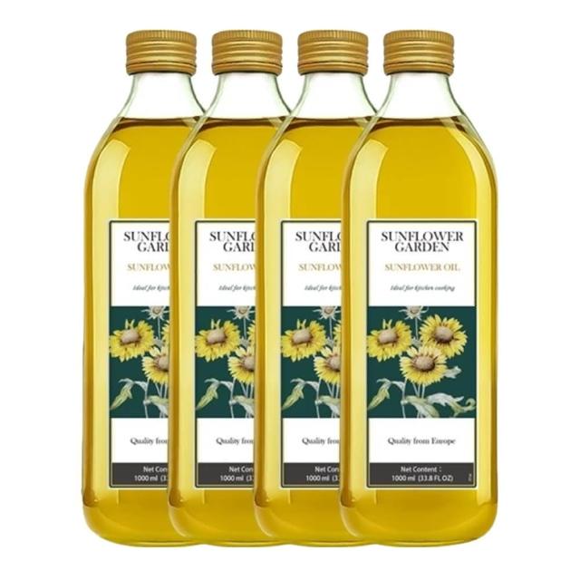 【主廚精選ChefOil】極品葵花油1000ml 4入組