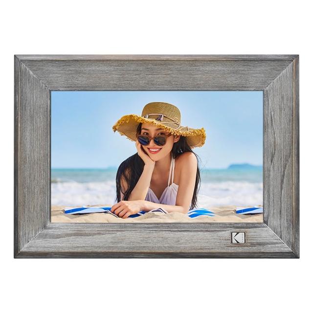 【Kodak 柯達】RCF-1013W 智能數位電子雲相框-支架+角度可調款(官方直營)