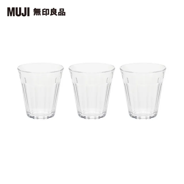 Muji 無印良品 碳酸玻璃杯三件組 170ml Momo購物網