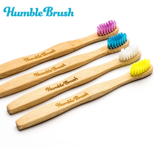 Humble Brush 環保樂 瑞典竹製小款超軟毛牙刷共4色 女性兒童皆適宜 Momo購物網