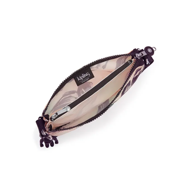 Kipling 珊瑚花潑墨三夾層配件包 Creativity Xb Momo購物網