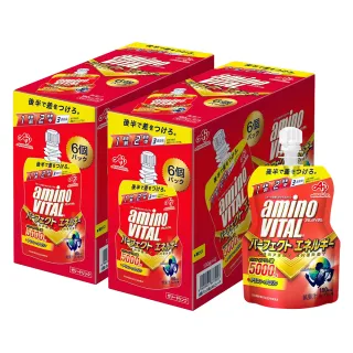 【Ajinomoto 味之素】aminoVITAL PerfectEnergy 胺基酸能量凍 2盒裝共12包(胺基酸 能量補給 耐力型 單手包)