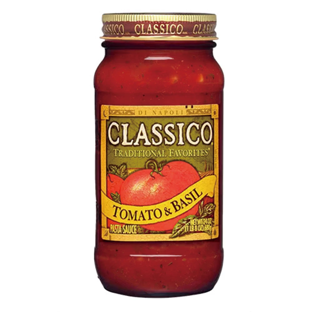 【Classico 義大利麵醬】蕃茄羅勒(680g)