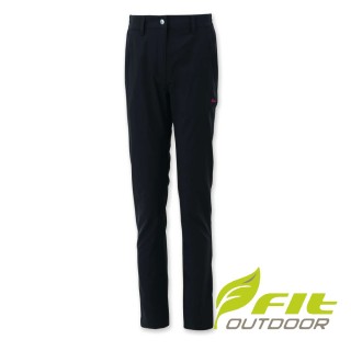 【Fit 維特】女-吸排抗UV機能長褲-經典黑 KS2802-79(長褲/機能長褲/防曬/戶外/褲子)