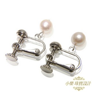 【小樂珠寶】全圓全美頂級夾式AKOYA日本珍珠耳夾耳環(akoya沒耳洞專載海水珠3A日本珍珠專賣店)