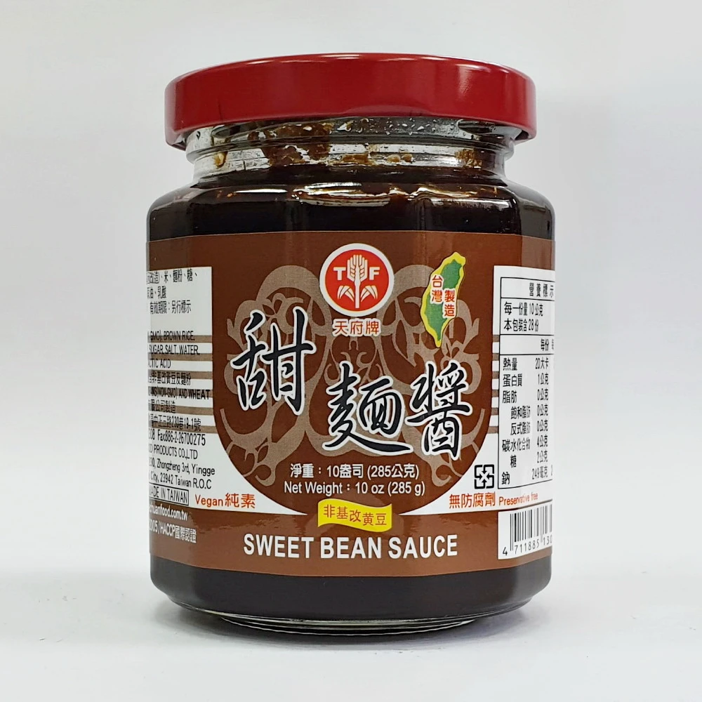 【天府牌】甜麵醬285g(非基改黃豆製可用烤鴨醬)