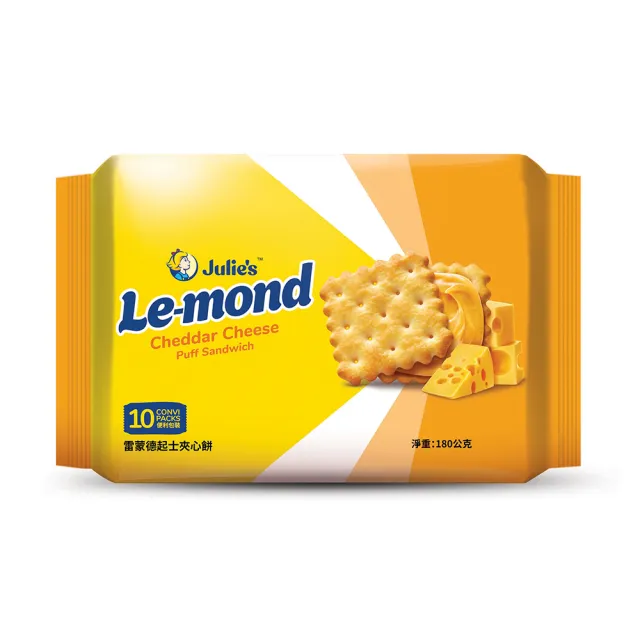 Julies 雷蒙德乳酪夾心餅增量包 216g Momo購物網