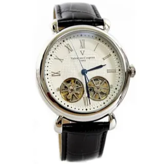 【范倫鐵諾․古柏】雙擺輪雙發條自動上鍊機械錶 總裁手錶 原廠公司貨