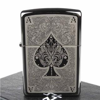 【ZIPPO】美系-Ace Filigree-鏤空花紋雷射雕刻加工打火機