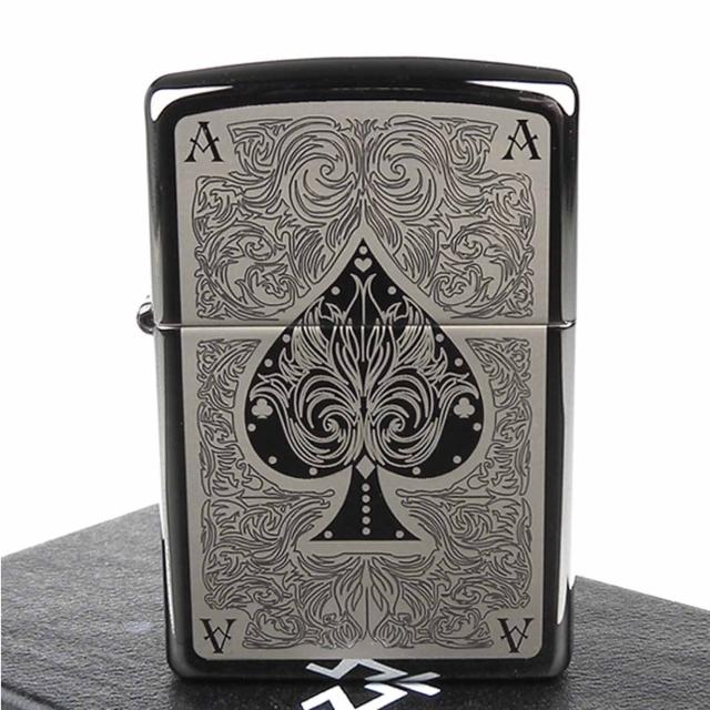 【ZIPPO】美系-Ace Filigree-鏤空花紋雷射雕刻加工打火機
