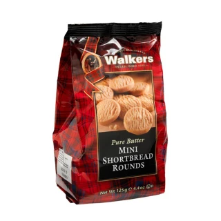 【Walkers】蘇格蘭皇家迷你圓形奶油餅乾125g