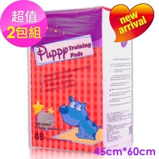【Huppy】哈比狗狗訓練尿布墊88片裝2包入(45cm*60cm)