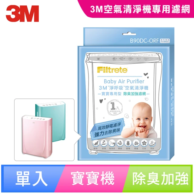 【3M】寶寶專用清淨機除臭加強專用濾網(B90DC-ORF)