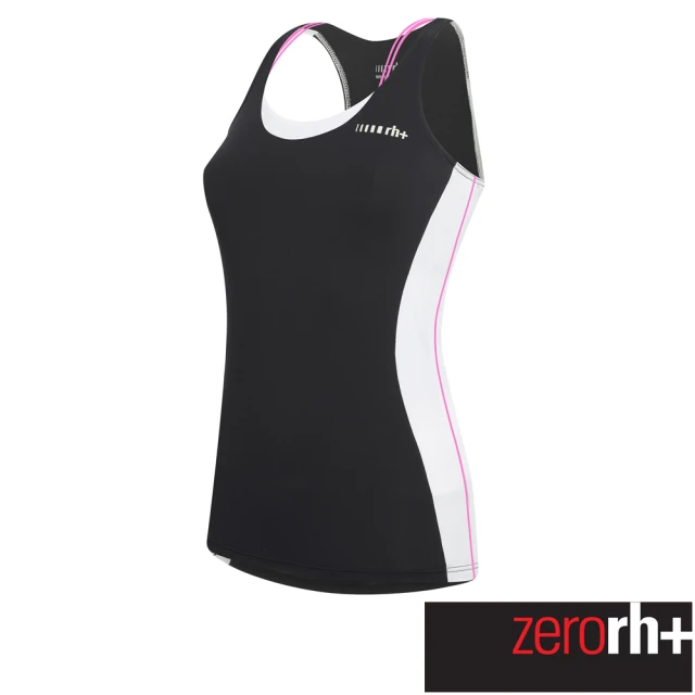 【ZeroRH+】義大利MIRAGE專業無袖自行車衣-女款(黑/白、黑/藍綠、深藍、黑/粉 ECD0253)