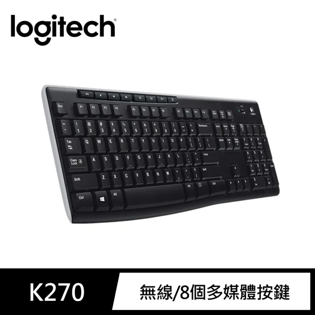 Logitech 羅技 K270 無線鍵盤 Momo購物網