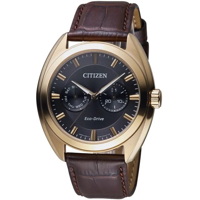 【CITIZEN 星辰】GENTS系列都會時尚光動能腕錶(BU4018-11H)