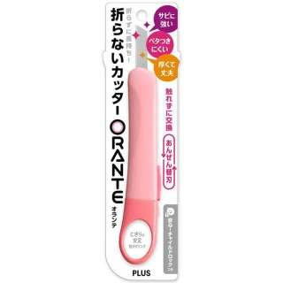 【PLUS普樂士】CU-300 ORANTE美工刀-粉紅