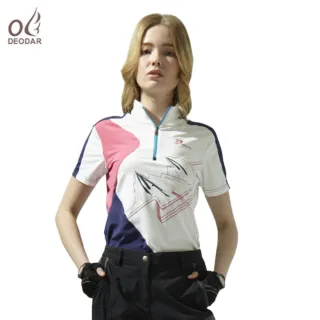 【DEODAR】女款彈性機能吸濕透氣立領衫