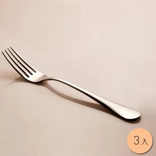 【PUSH! 餐具】不銹鋼叉子牛排叉水果沙拉叉西餐叉餐叉3入組(E34)
