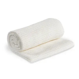 【Lulujo】透氣洞洞毯(米白 親子良品)