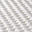 【限時送-枕+墊】歐若拉名床 護邊強化三線20mm乳膠特殊QT舒柔布硬式獨立筒床墊-單人加大3.5尺