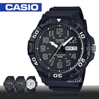 【CASIO 卡西歐】運動首選 計時錶圈 防水 日期顯示MRW-210H(MRW-210H-1A)