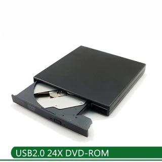 USB 2.0 外接式 DVD-ROM Combo機(DVD/CD讀取 CD燒錄)