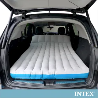 【INTEX】雙人野營充氣床墊/車中床-寬127cm-灰藍色(67999)