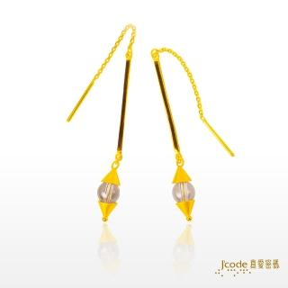 【J’code 真愛密碼】閃耀之眼耳環(時尚金飾)