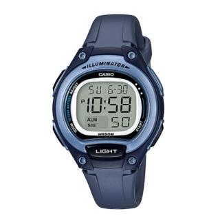 【CASIO 卡西歐】橡膠錶帶 橡膠玻璃 50米防水 學生錶 男錶 女錶 中性錶(LW-203-2A)