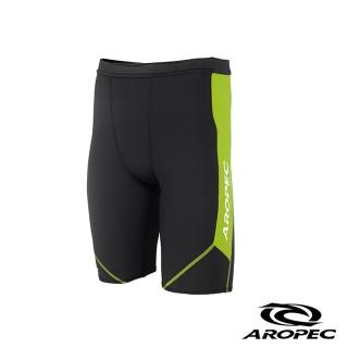 【AROPEC】Compression Shorts Ⅱ 男款運動機能短褲(黑/萊姆綠)