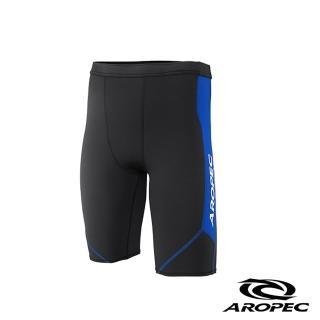 【AROPEC】Compression Shorts Ⅱ 男款運動機能短褲(黑/藍)