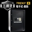 【TRENY】HWS-HD-4271-BK電子式單鑰匙保險箱-黑-大-金庫-電子保險箱(下殺85折)