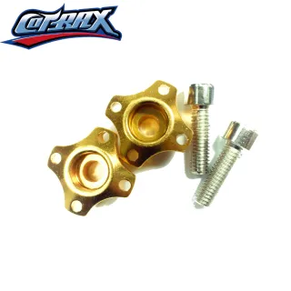 【Cotrax】輕量化鋁合金牌照框螺絲-十字型/金色(汽機車皆可適用)