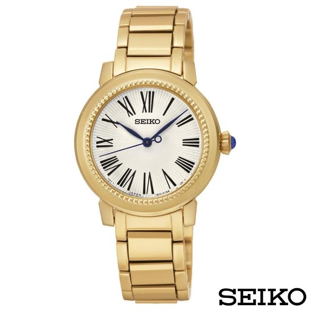 【SEIKO 精工】貴氣羅馬石英腕錶(SRZ450P1)