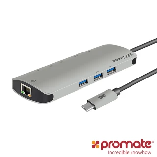 【Promate】PrimeHUB-C 9合1 USB Type C 充電傳輸集線器