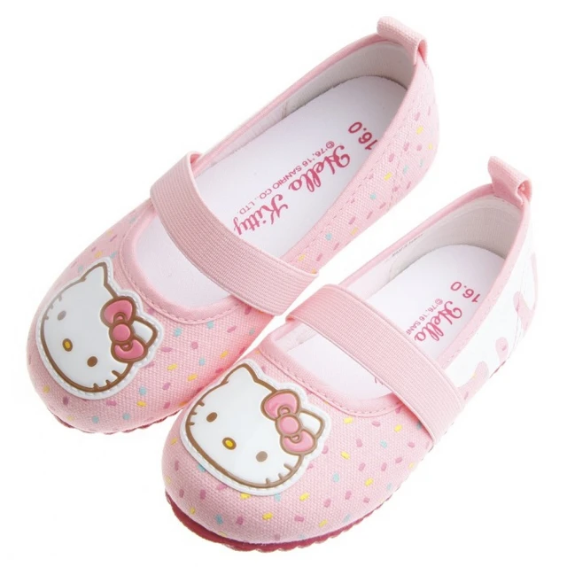 【布布童鞋】HelloKItty凱蒂貓繽紛甜點粉色公主室內鞋休閒鞋(CFS220G)