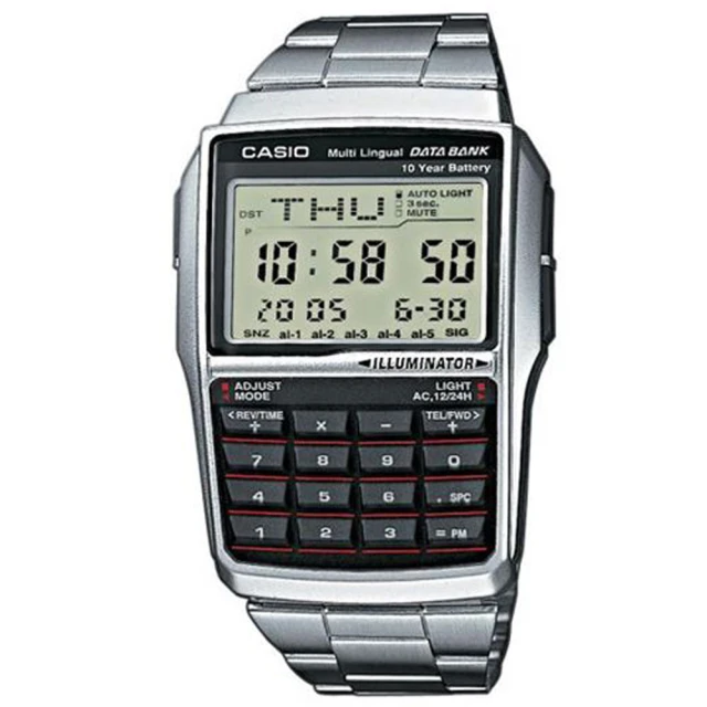 CASIO 高級潮流酒桶型數位計算機錶(DBC-32D-1A)