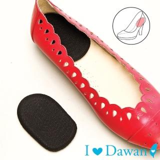 【IDAWAN 愛臺灣】自黏舒壓絨面矽膠後跟半墊(1對入)