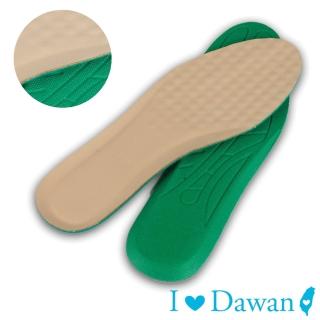 【IDAWAN 愛臺灣】真皮吸震厚實乳膠鞋墊(1對入)