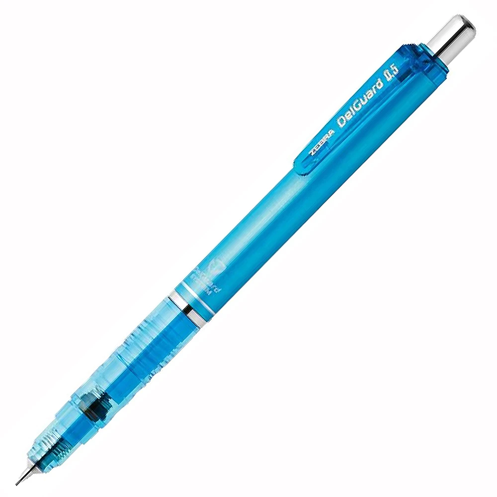 【ZEBRA】P-MA85 DelGuard 不易斷芯自動鉛筆 0.5淺藍