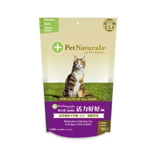 【PetNaturals 寶天然】活力好好-貓用嚼錠 Daily Multi/30錠(兩包組)