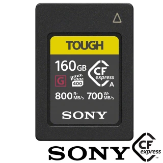 【SONY 索尼】CEA-G160T 160G/GB 800MB/S CFexpress Type A TOUGH 高速記憶卡(公司貨 適用A7SM3 A7S III)