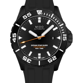 【MIDO 美度 官方授權】OCEAN STAR DIVER 600潛水錶(M0266083705100)