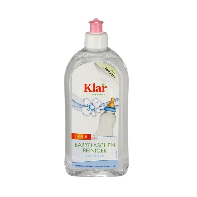 【德國Klar】嬰兒奶瓶清潔劑-無香精500ml(純天然植物配方)/