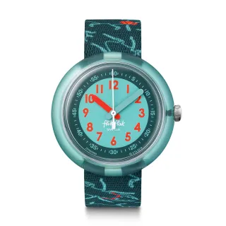 【Flik Flak】兒童手錶 蟲林探險 FUNKY BUGS 兒童錶 編織錶帶(34.75mm)