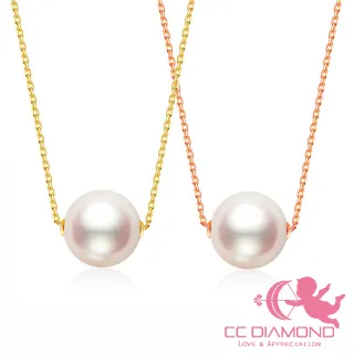 【CC Diamond】卡地亞鏈AKOYA8.5-9mm海水珍珠項鏈(項鏈 套鏈)