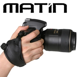 【韓國馬田MATIN】單眼相機手腕帶M-6743(頭層羊皮大號腕帶 大型手帶)
