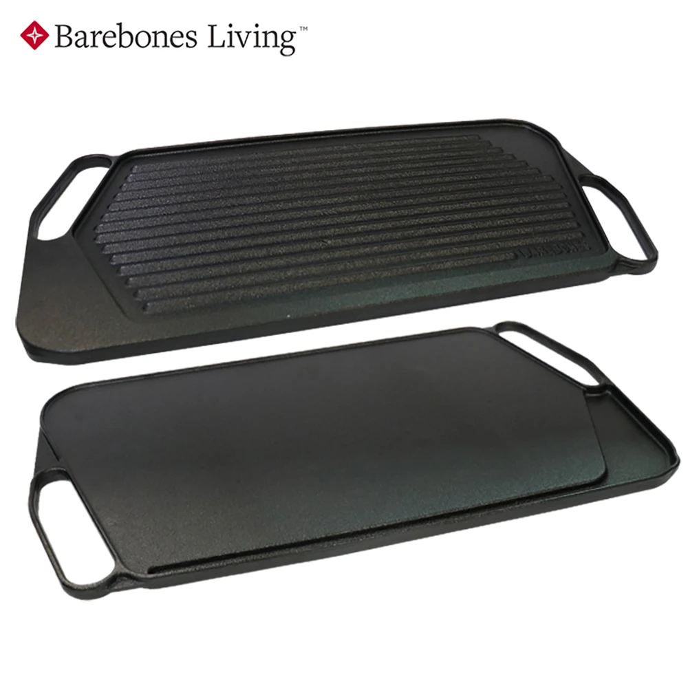 【Barebones】雙面鑄鐵烤盤CKW-313(烤盤、煎牛排、煎烤兩用)